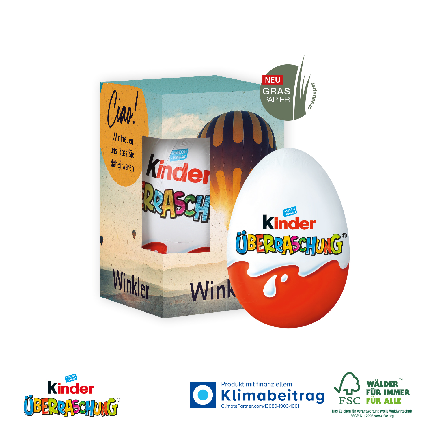 Kinder-Überraschung, inkl. 4-farbigem Druck Kinder-Überraschung, inkl. 4-farbigem Druck