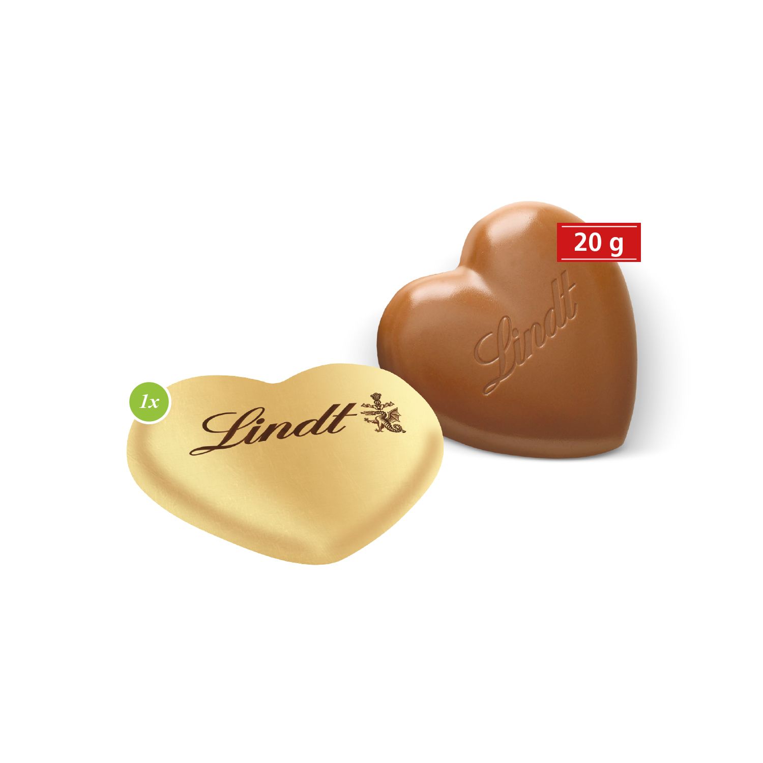 Werbebriefchen Ostern mit Lindt Herz (20 g), inkl. 4-farbigem Druck Werbebriefchen Ostern mit Lindt Herz (20 g), inkl. 4-farbigem Druck