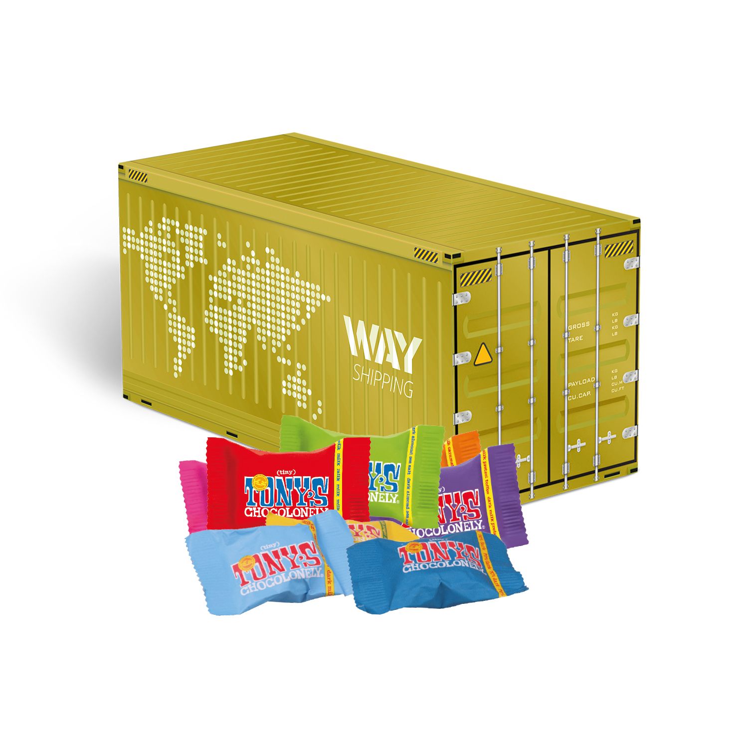3D Weihnachts-Container Tony's Schokolade, inkl. 4-farbigem Druck 3D Weihnachts-Container Tony's Schokolade, inkl. 4-farbigem Druck
