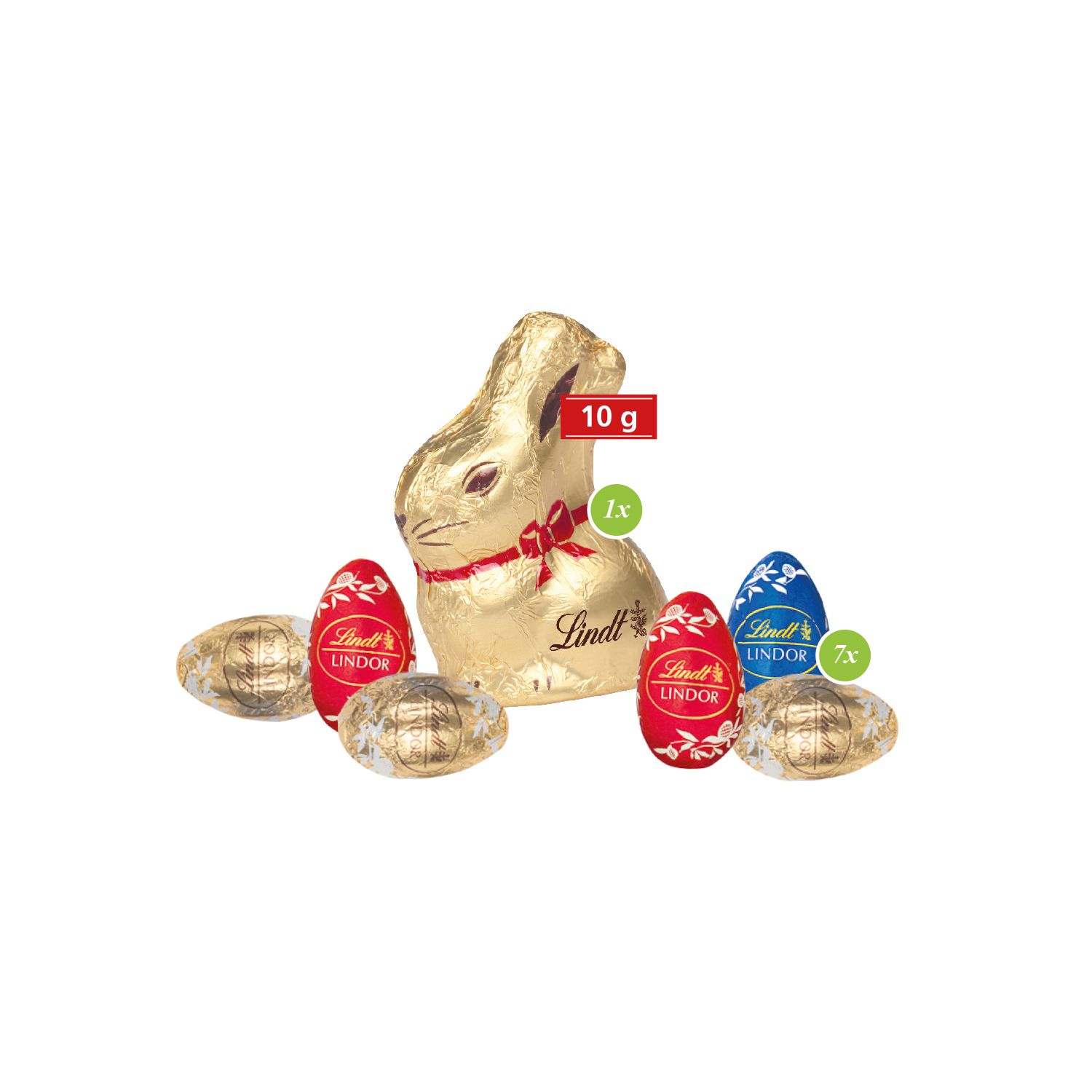 Kleiner Ostergruß von Lindt, inkl. 4-farbigem Druck Kleiner Ostergruß von Lindt, inkl. 4-farbigem Druck
