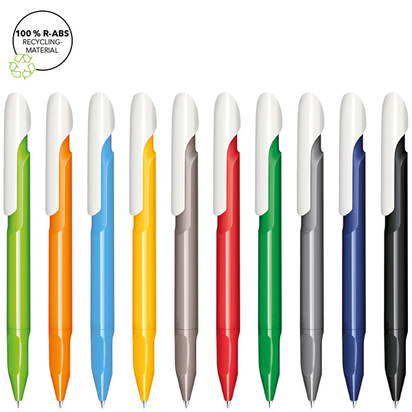 Kugelschreiber Evoxx Duo Polished Recycled, inkl. Druck Kugelschreiber Evoxx Duo Polished Recycled, inkl. Druck