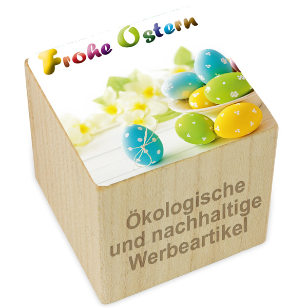 Pflanz-Holz Ostern Pflanz-Holz Ostern, inkl. 4-farbigem Druck