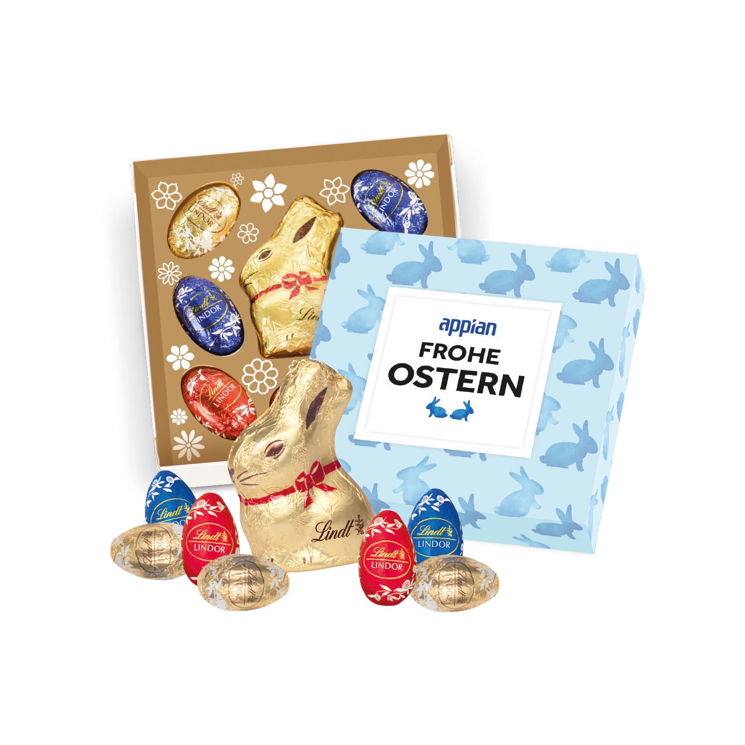 Kleiner Ostergruß von Lindt, inkl. 4-farbigem Druck