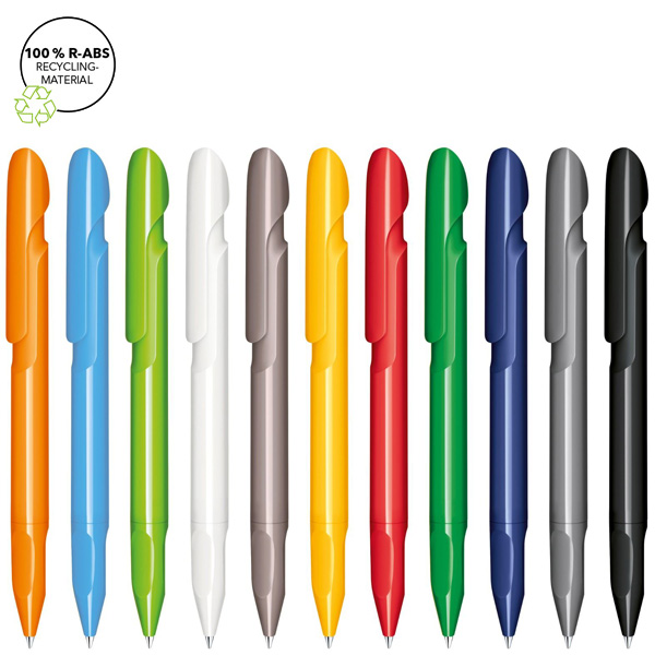 Kugelschreiber Evoxx Polished Recycled, inkl. Druck Kugelschreiber Evoxx Polished Recycled, inkl. Druck