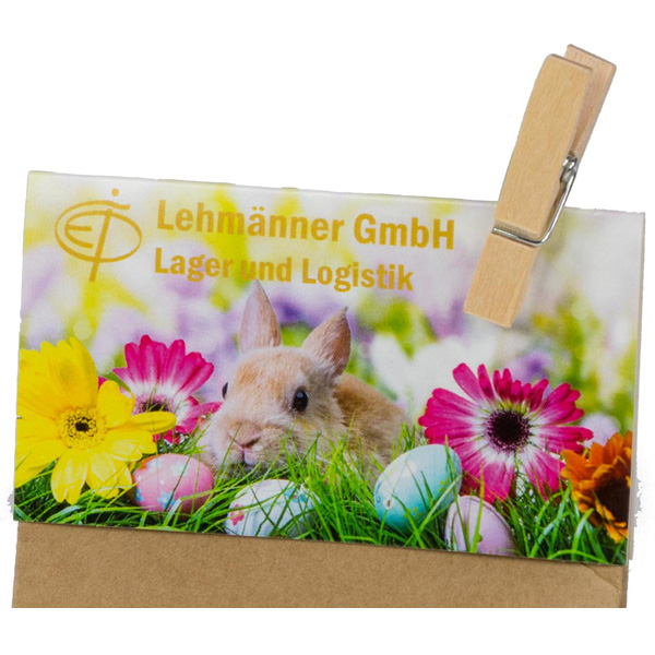 Pflanzen-Baellchen in der Tuete Flower-Balls in der Tüte, inkl. 4-farbigem Druck