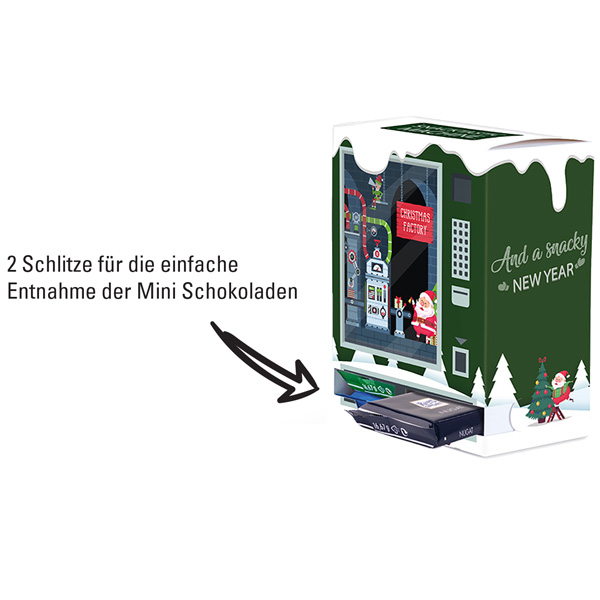 Adventsautomat Eco Midi Ritter SPORT Mini Adventsautomat Eco Midi Ritter SPORT Mini, inkl. 4-farbigem Druck