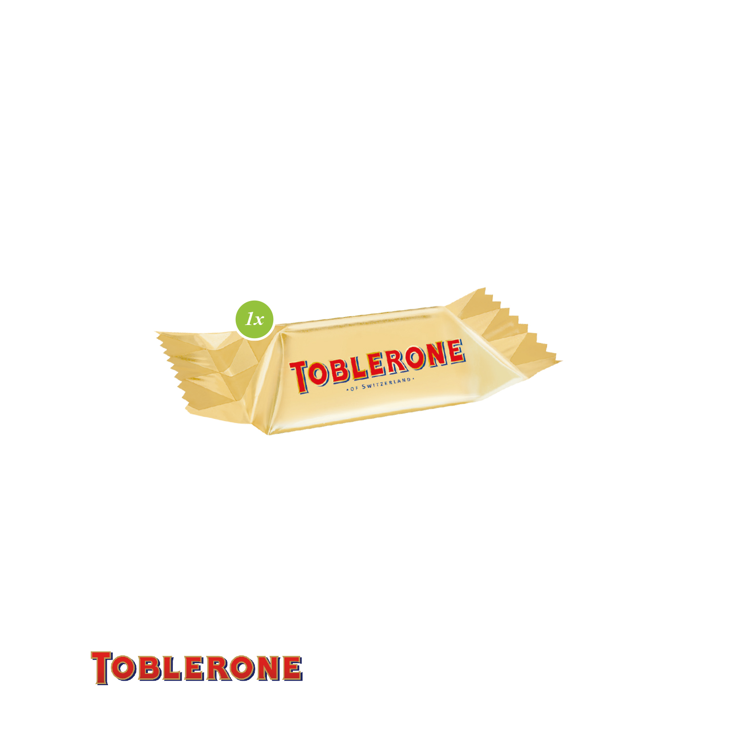 TOBLERONE Mini im Werbeschuber, inkl. 4-farbigem Druck TOBLERONE Mini im Werbeschuber, inkl. 4-farbigem Druck