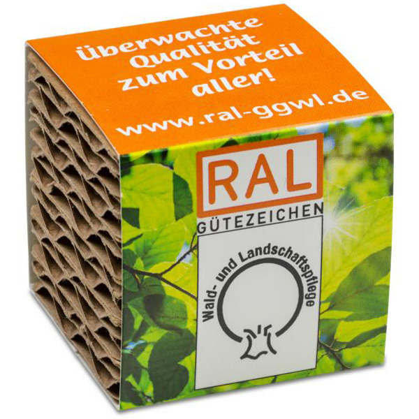 Oster-Wellkarton-Pflanzwürfel Mini Oster-Wellkarton-Pflanzwürfel Mini, inkl. 4-farbigem Druck
