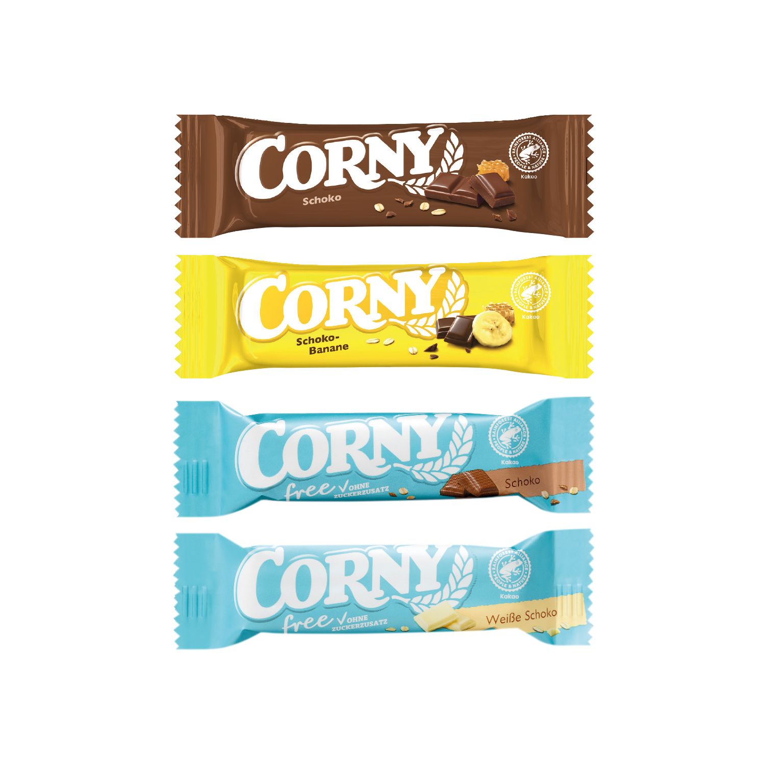 CORNY Riegel, inkl. 4-farbigem Druck CORNY Riegel, inkl. 4-farbigem Druck