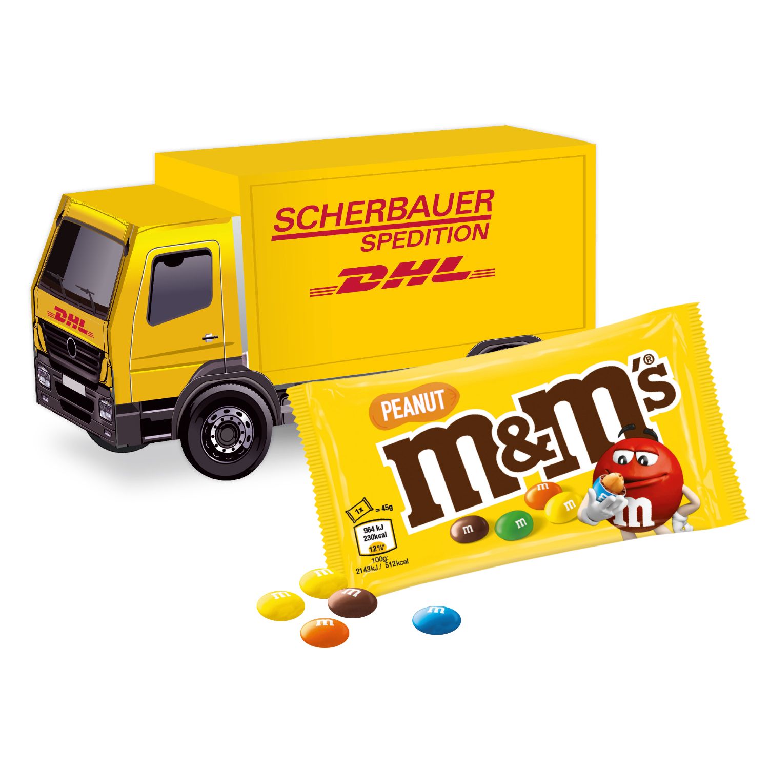 Oster-LKW M&M´s, inkl. 4-farbigem Druck