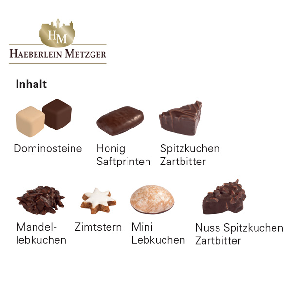 Lebkuchenmischung im Werbeschuber, inkl. 4-farbigem Druck Lebkuchenmischung im Werbeschuber, inkl. 4-farbigem Druck
