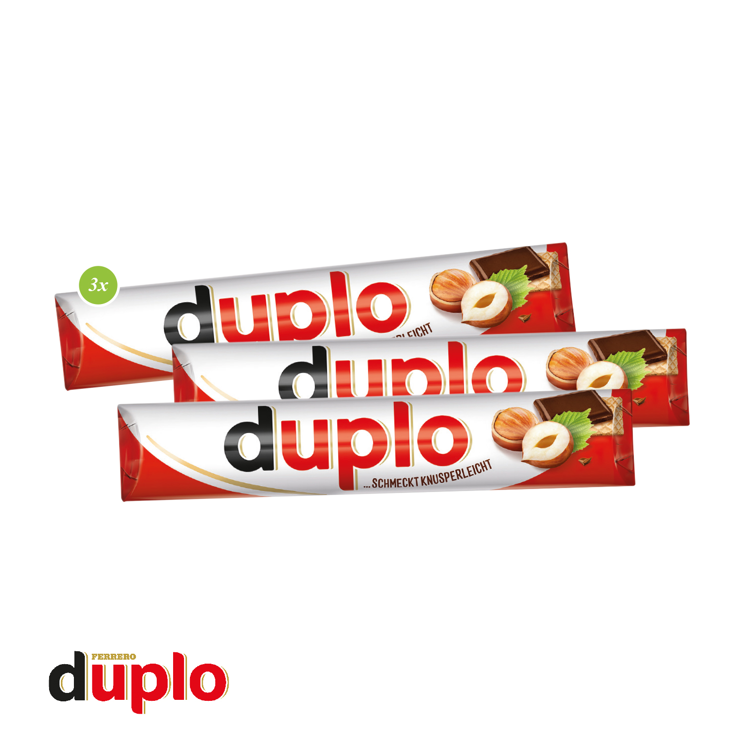Duplo 3 Stück in Werbekartonage, inkl. 4-farbigem Druck Duplo 3 Stück in Werbekartonage, inkl. 4-farbigem Druck