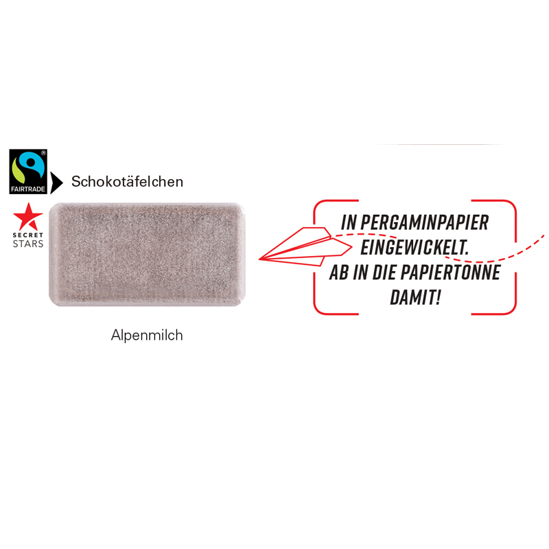 Adventskalender LKW  mit Fairtrade Schokolade, inkl. 4-farbigem Druck Adventskalender LKW  mit Fairtrade Schokolade, inkl. 4-farbigem Druck