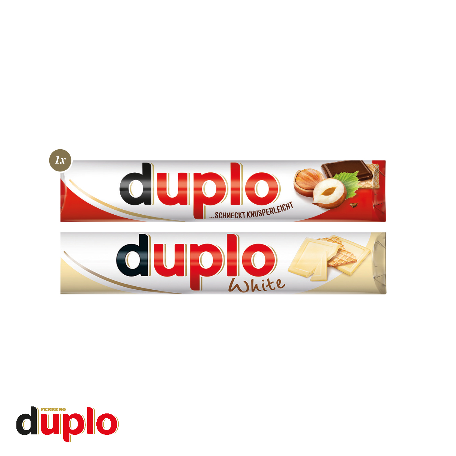 Duplo in Werbekartonage, inkl. 4-farbigem Druck Duplo in Werbekartonage, inkl. 4-farbigem Druck