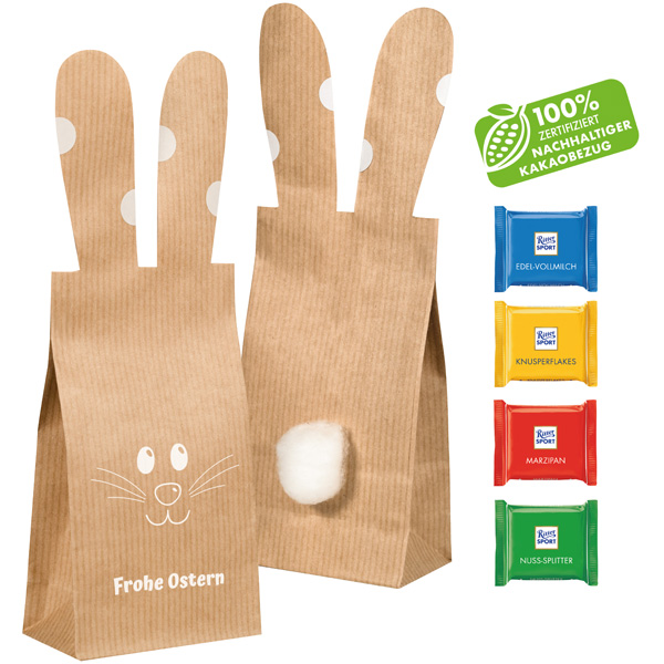 Bunny Bag Ritter SPORT mini, inkl. Druck