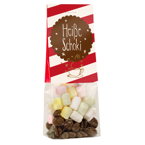 Naschbeutel Heiße Schoki, inkl. 4-farbigem Druck 