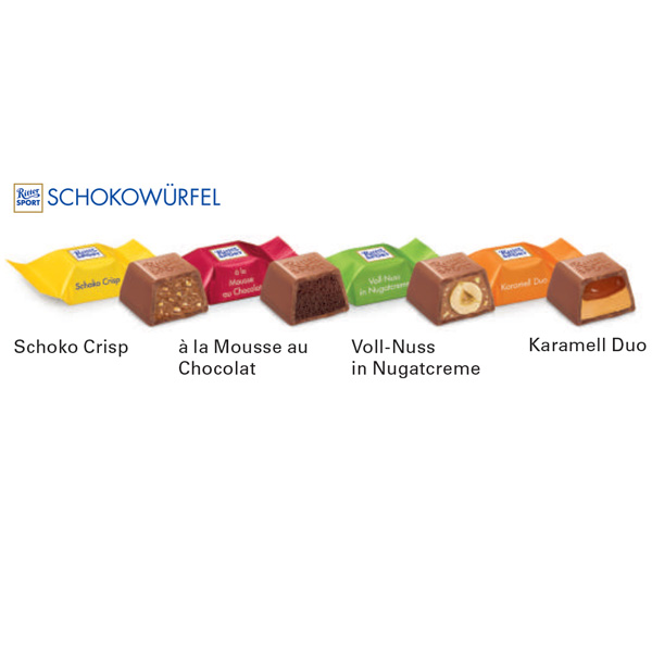 Adventskalender Eco XL mit Ritter SPORT Würfel (komplett aus Papier), inkl. 4-farbigem Druck Adventskalender Eco XL mit Ritter SPORT Würfel (komplett aus Papier), inkl. 4-farbigem Druck