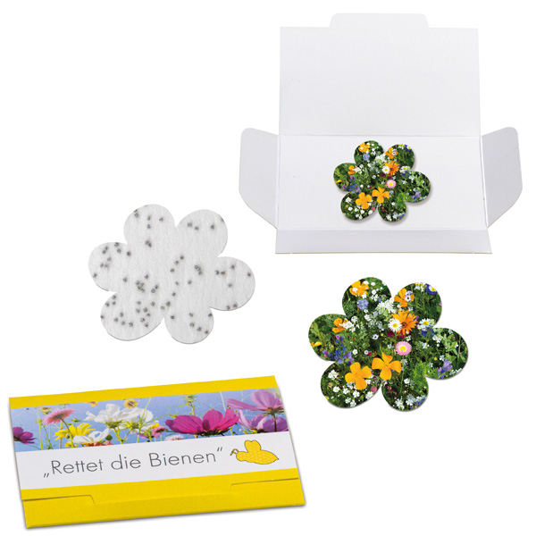 Blume Samenpapier Blume Samenpapier, inkl. 4-farbigem Druck