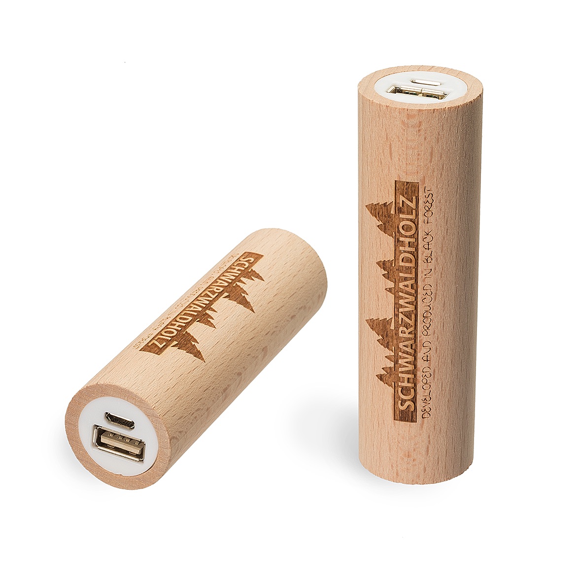 Power Bank Black Forrest Round Werbeartikel Power Bank Black Forrest Round