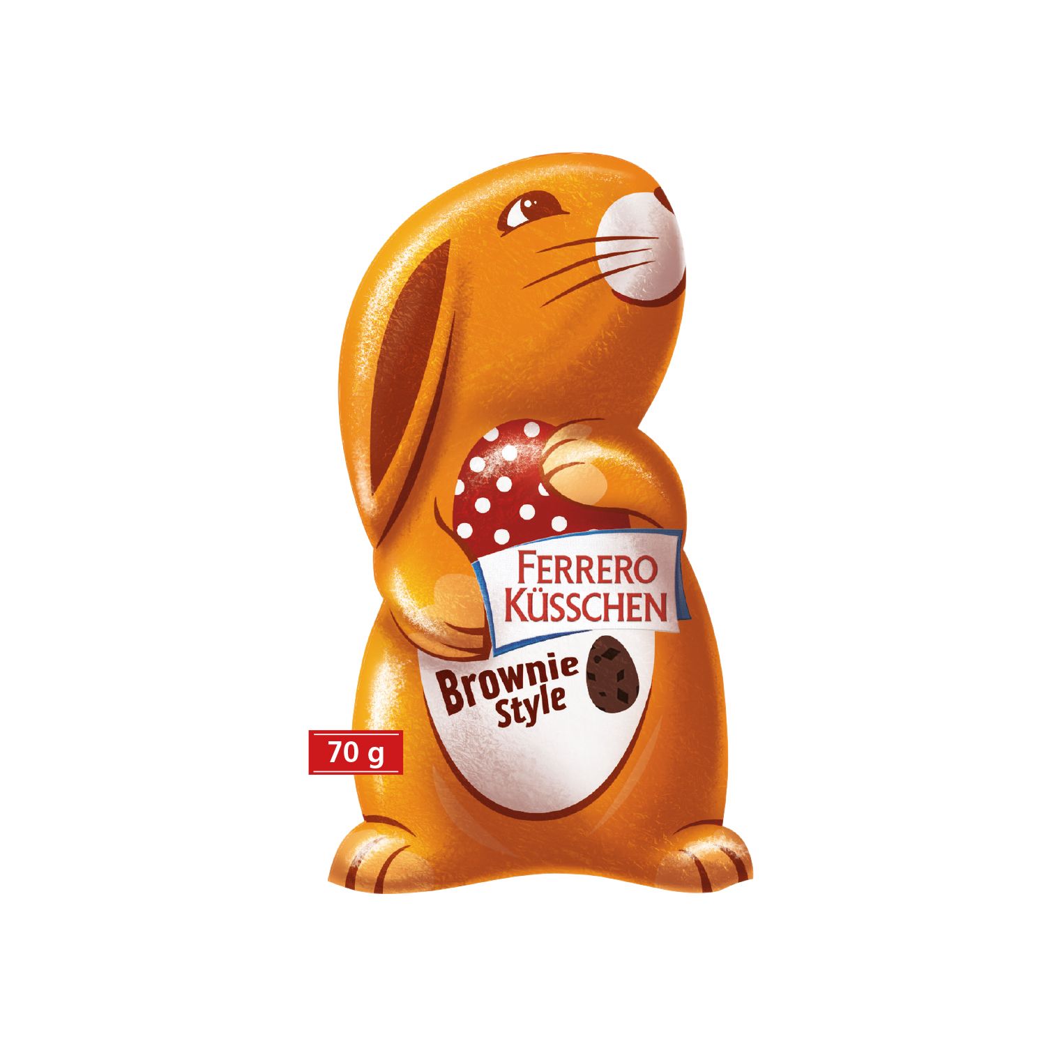 Ferrero Küsschen Osterhase 70g, inkl. 4-farbigem Druck