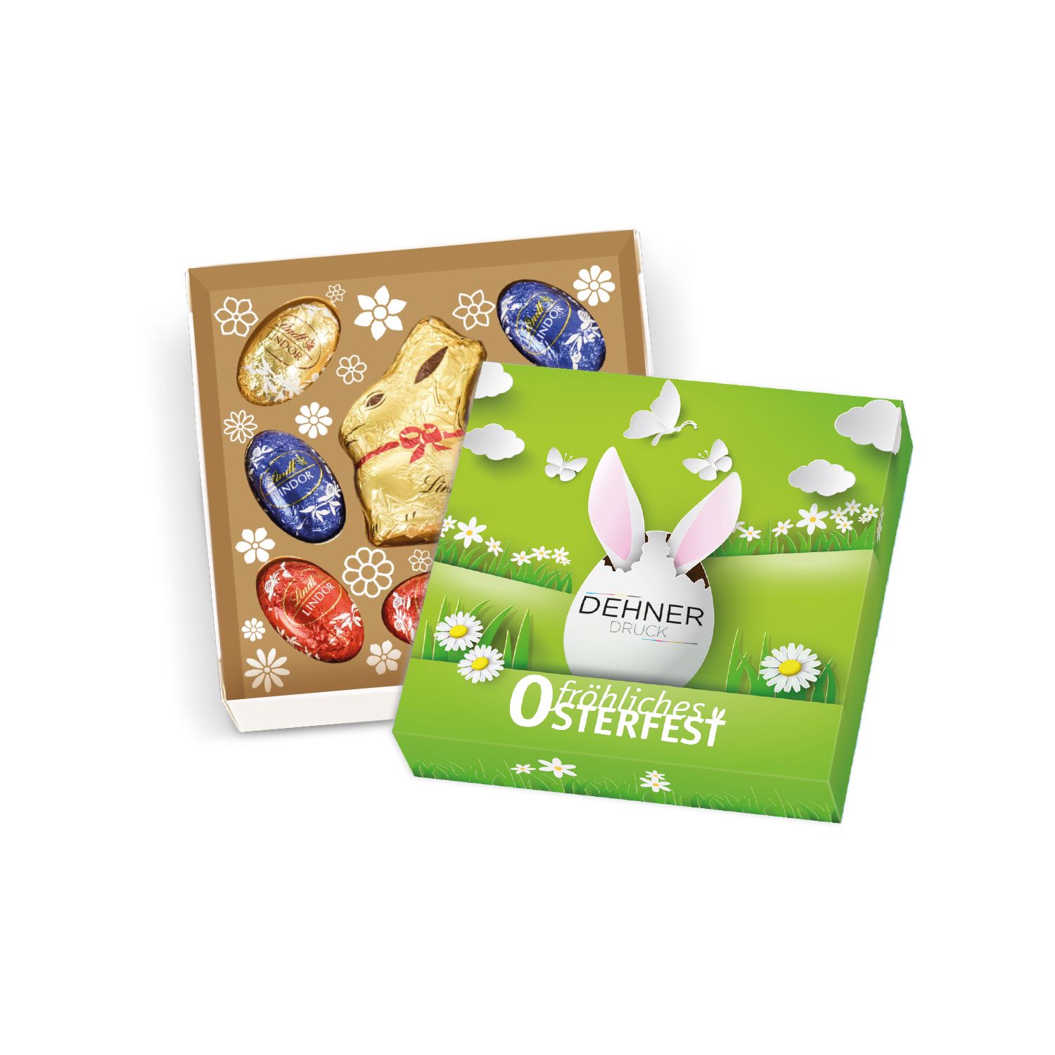 Kleiner Ostergruß von Lindt, inkl. 4-farbigem Druck Kleiner Ostergruß von Lindt, inkl. 4-farbigem Druck