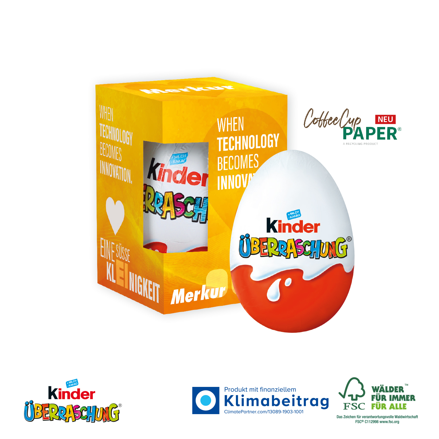 Kinder-Überraschung, inkl. 4-farbigem Druck Kinder-Überraschung, inkl. 4-farbigem Druck