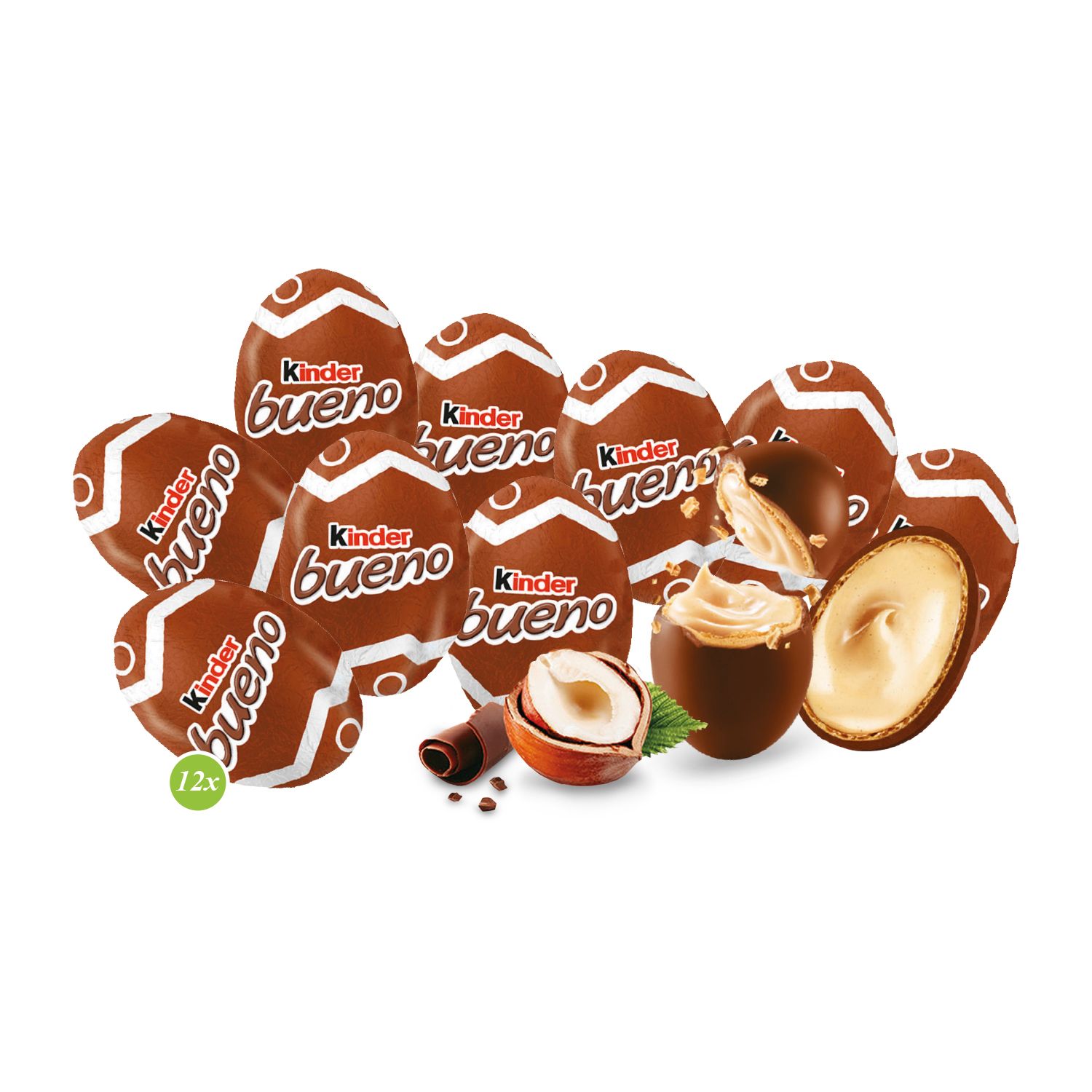 Kinder Bueno-Eier 12er, inkl. 4-farbigem Druck Kinder Bueno-Eier 12er, inkl. 4-farbigem Druck