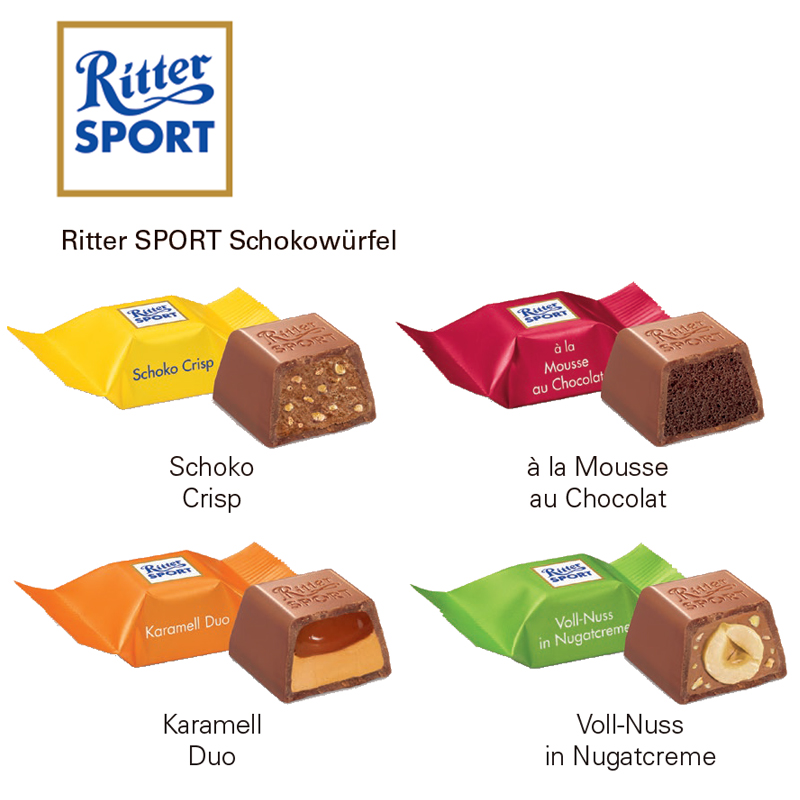 Adventskalender Eco L mit Ritter SPORT Würfel (komplett aus Papier), inkl. 4-farbigem Druck Adventskalender Eco L mit Ritter SPORT Würfel (komplett aus Papier), inkl. 4-farbigem Druck