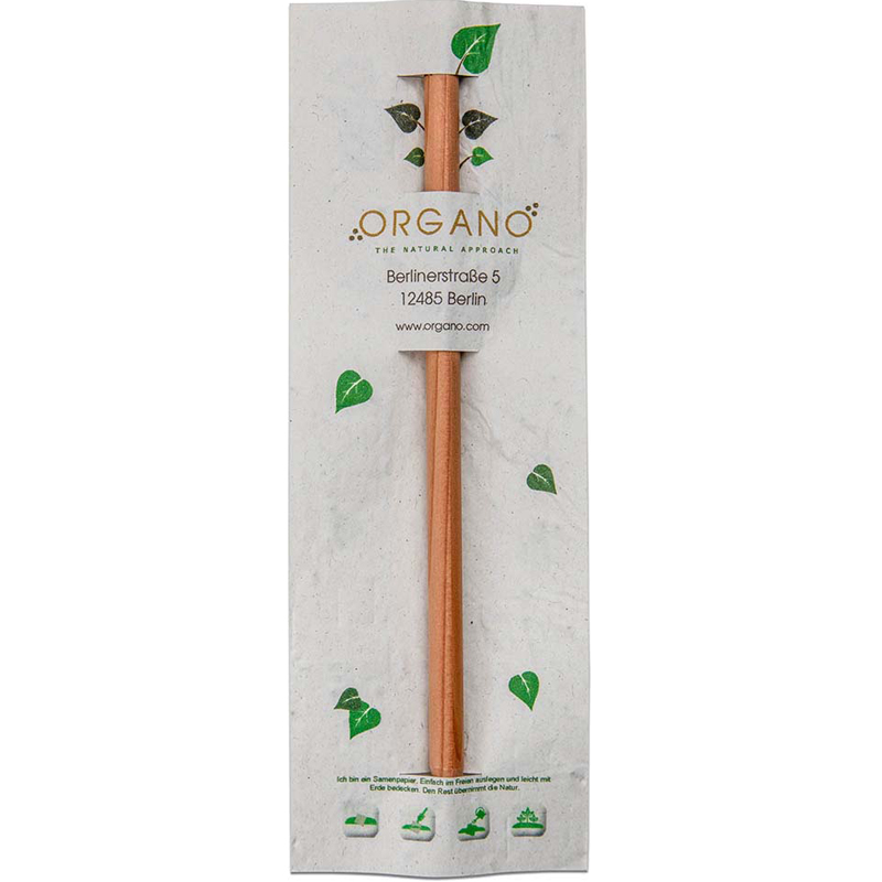 Bleistift im Samenpapieretui, inkl. Druck Bleistift im Samenpapieretui, inkl. Druck