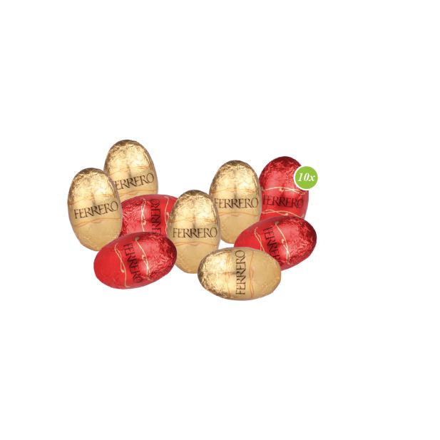 3D Präsent „Häschen“ mit Ferrero Küsschen Ostereier, inkl. 4-farbigem Druck 3D Präsent „Häschen“ mit Ferrero Küsschen Ostereier, inkl. 4-farbigem Druck