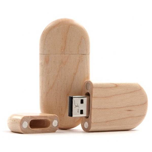 USB Stick "Holz Trailer", inkl. Druck