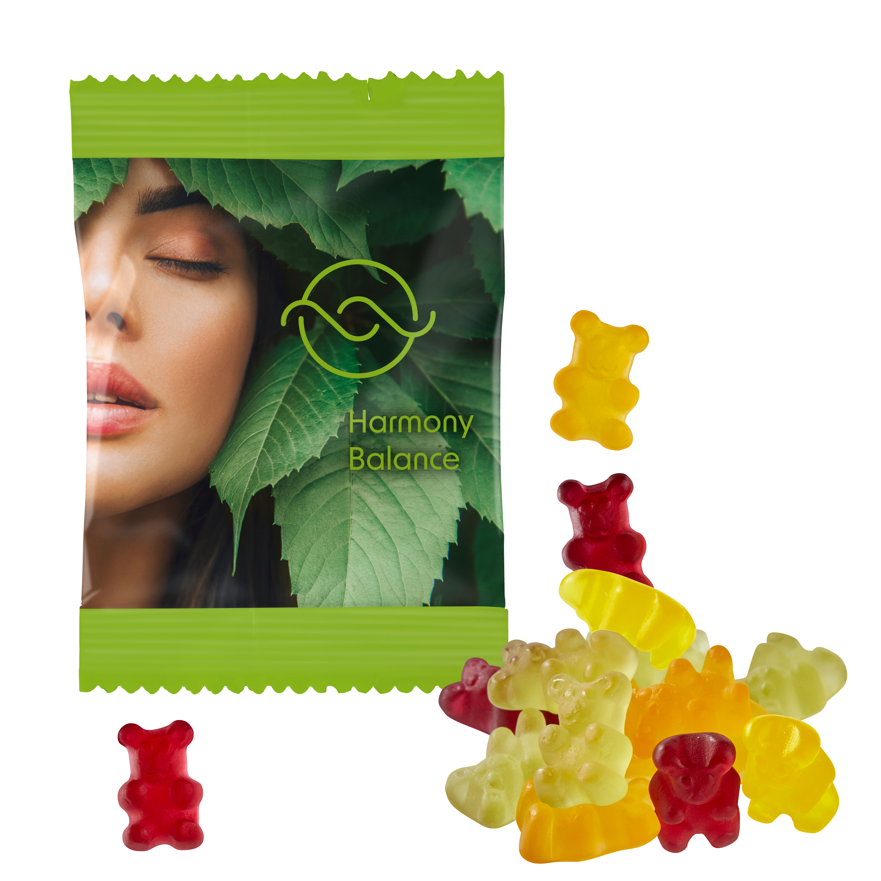 Vegane Bio-Bärchen, inkl. 4-farbigem Druck Vegane Bio-Bärchen, inkl. 4-farbigem Druck