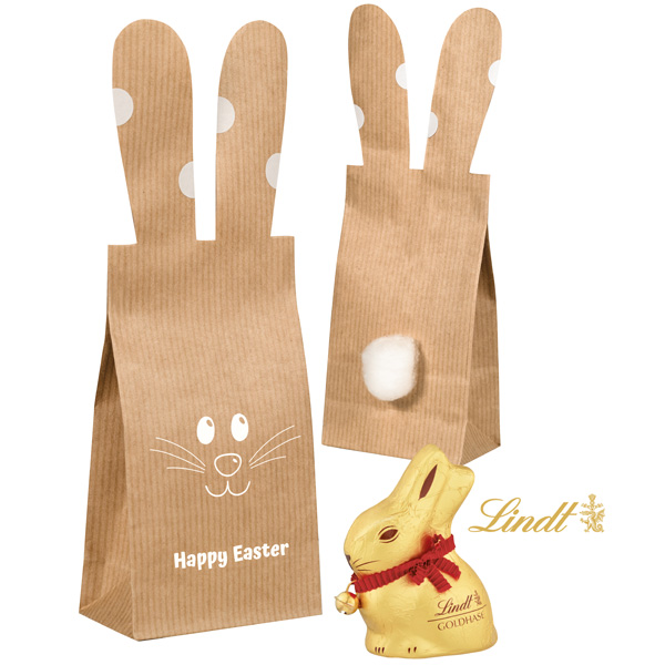 Bunny Bag mit Lindt Goldhase, inkl. Druck 