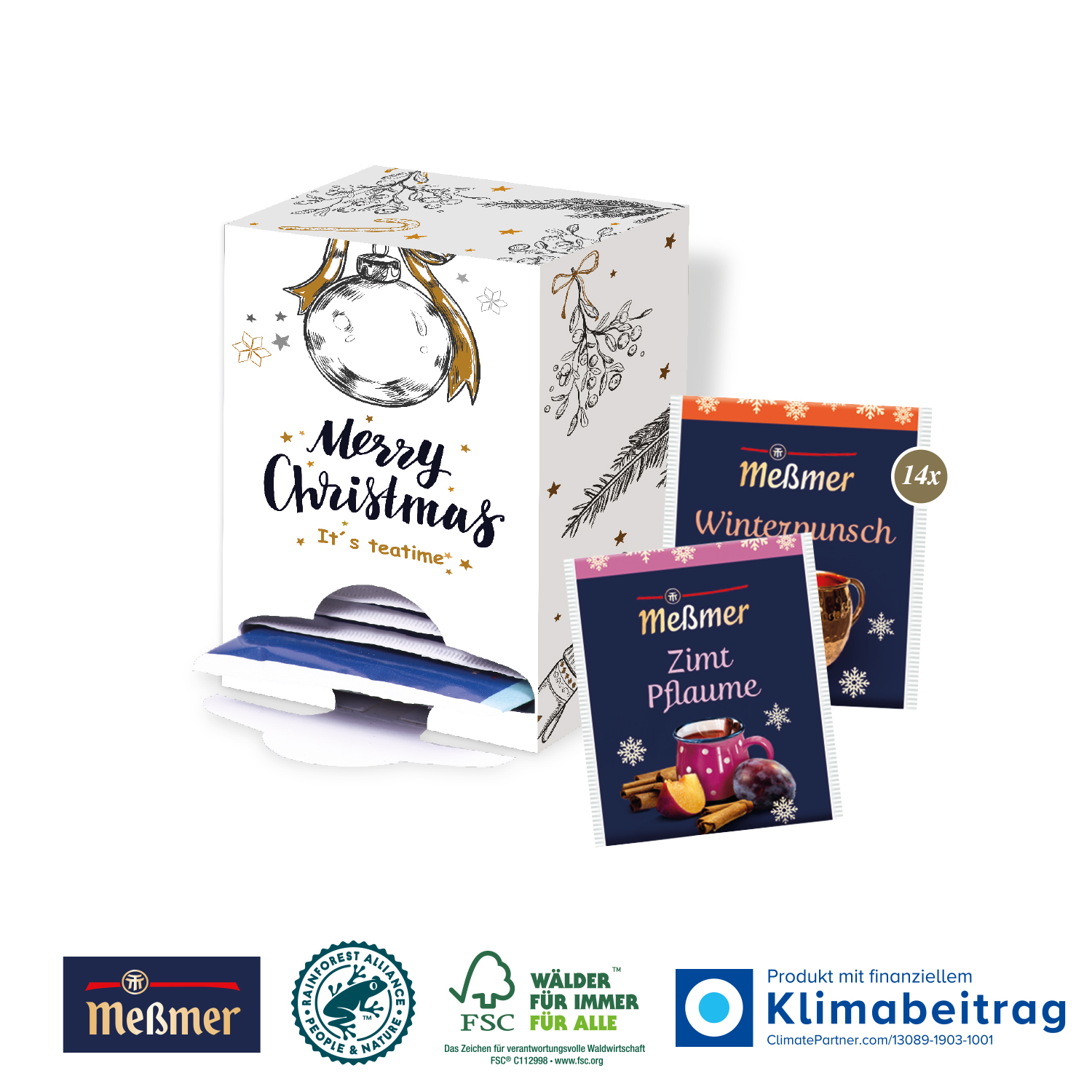 14 Tage Teegenuss, inkl. 4-farbigem Druck