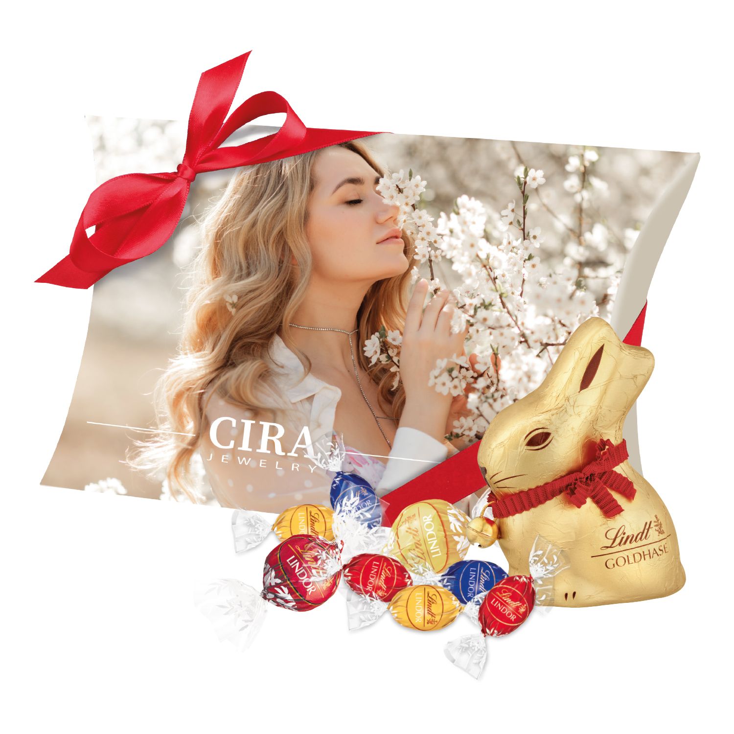 Oster Präsent „Exklusive Momente“ mit Lindt-Schokolade, inkl. 4-farbigem Druck Oster Präsent „Exklusive Momente“ mit Lindt-Schokolade, inkl. 4-farbigem Druck