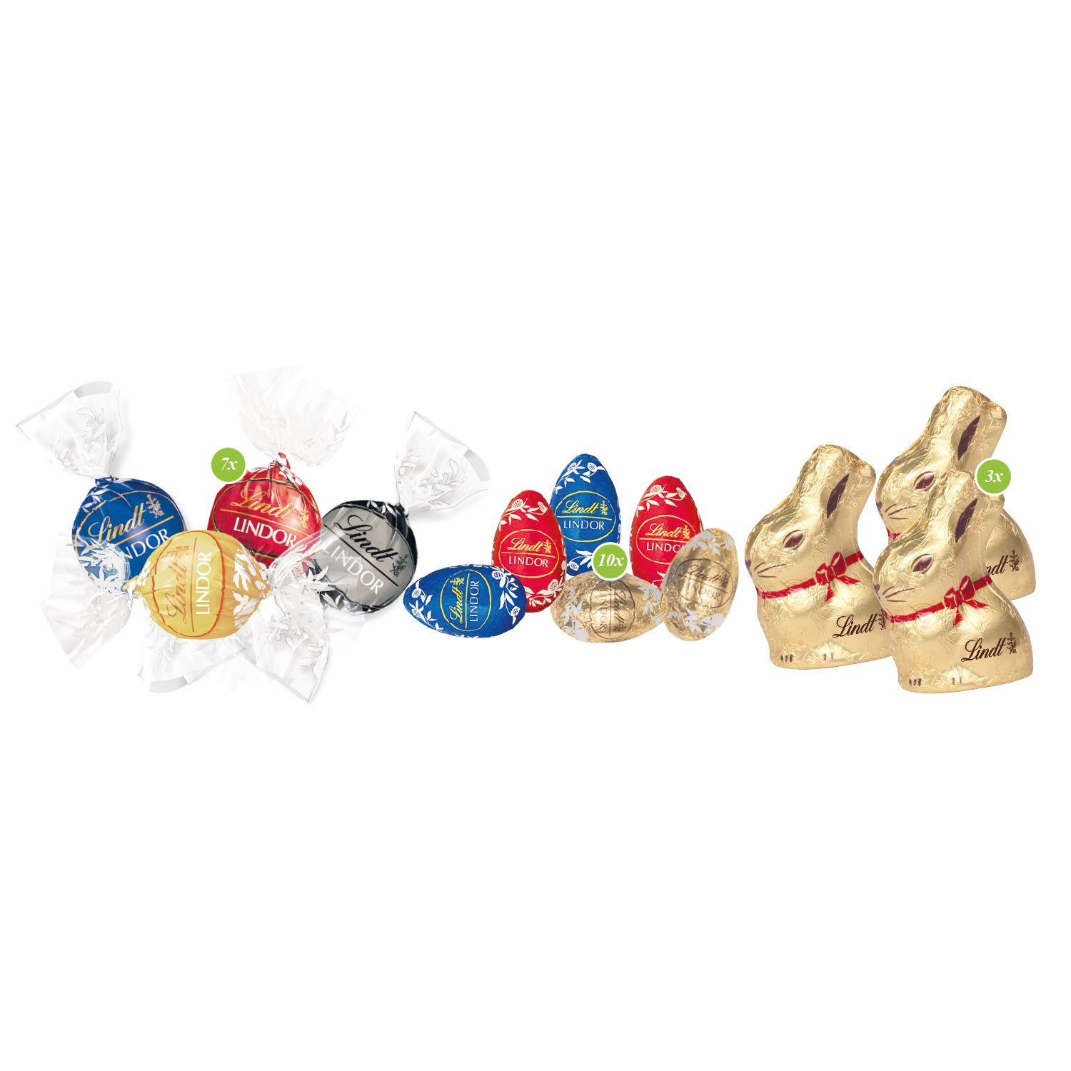 Feine Editions-Mischung „Ostern“ von Lindt, inkl. 4-farbigem Druck  Feine Editions-Mischung „Ostern“ von Lindt, inkl. 4-farbigem Druck