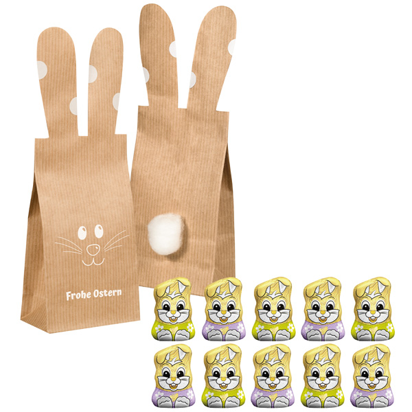 Bunny Bag Gold Bunny, inkl. Druck