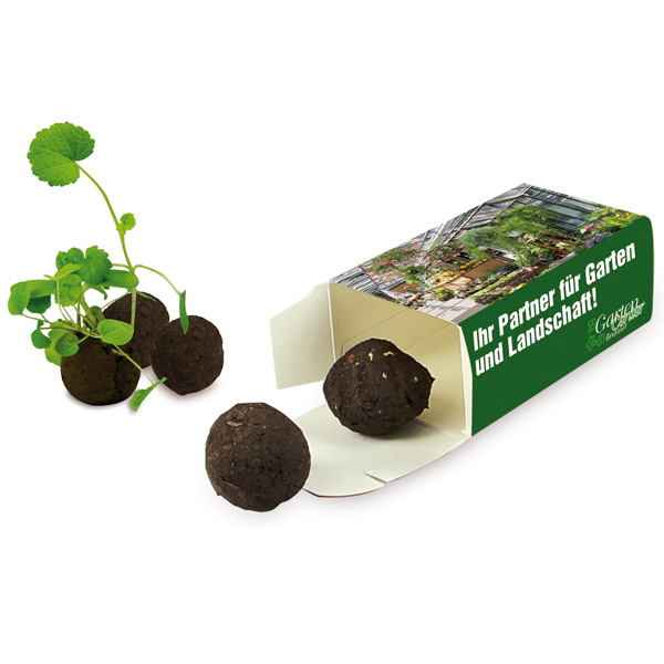 Flower-Balls 2er-Box, inkl. 4-farbigem Druck