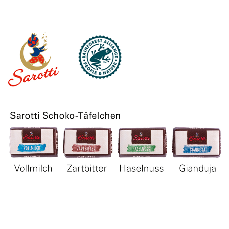 Adventskalender LKW  mit Sarotti, inkl. 4-farbigem Druck Adventskalender LKW  mit Sarotti, inkl. 4-farbigem Druck