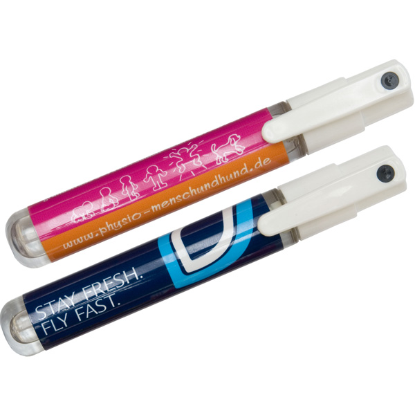 Hand-Desinfektionsspray 15ml Sanistick, inkl. Etikett