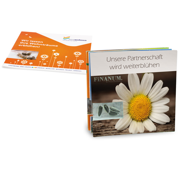 Samen-Karte Samen-Karte, inkl. 4-farbigem Druck