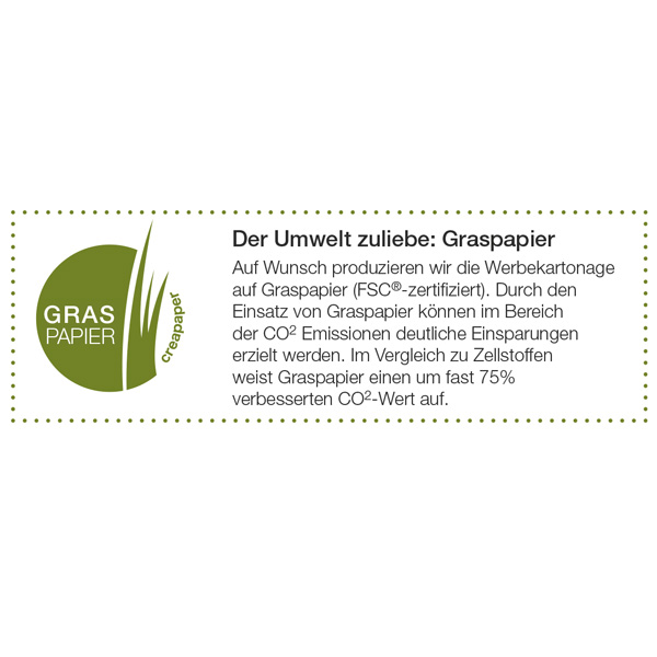 Adventskalender Organic aus Graspapier Lindt Schokolade Gourmet Edition, inkl. 4-farbigem Druck Adventskalender Organic aus Graspapier Lindt Schokolade Gourmet Edition, inkl. 4-farbigem Druck
