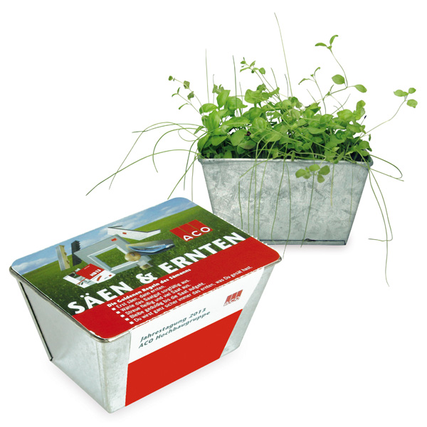 Kraeutergaertchen Kräutergärtchen, inkl. 4-farbigem Druck