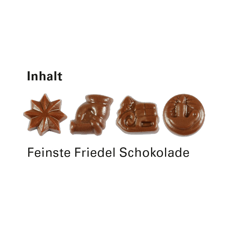 Classic Wand-Adventskalender Hoch-oder Querformant, inkl. 4-farbigem Druck