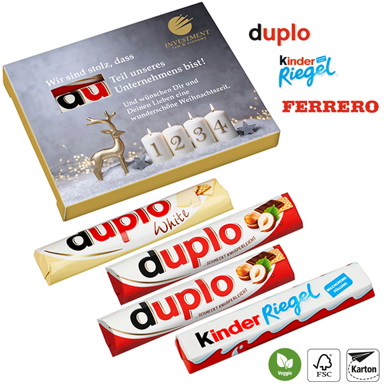 4er Adventskalender-Duplo-Pack statt Adventskranz, inkl. 4-farbigem Druck 4er Adventskalender-Duplo-Pack statt Adventskranz, inkl. 4-farbigem Druck