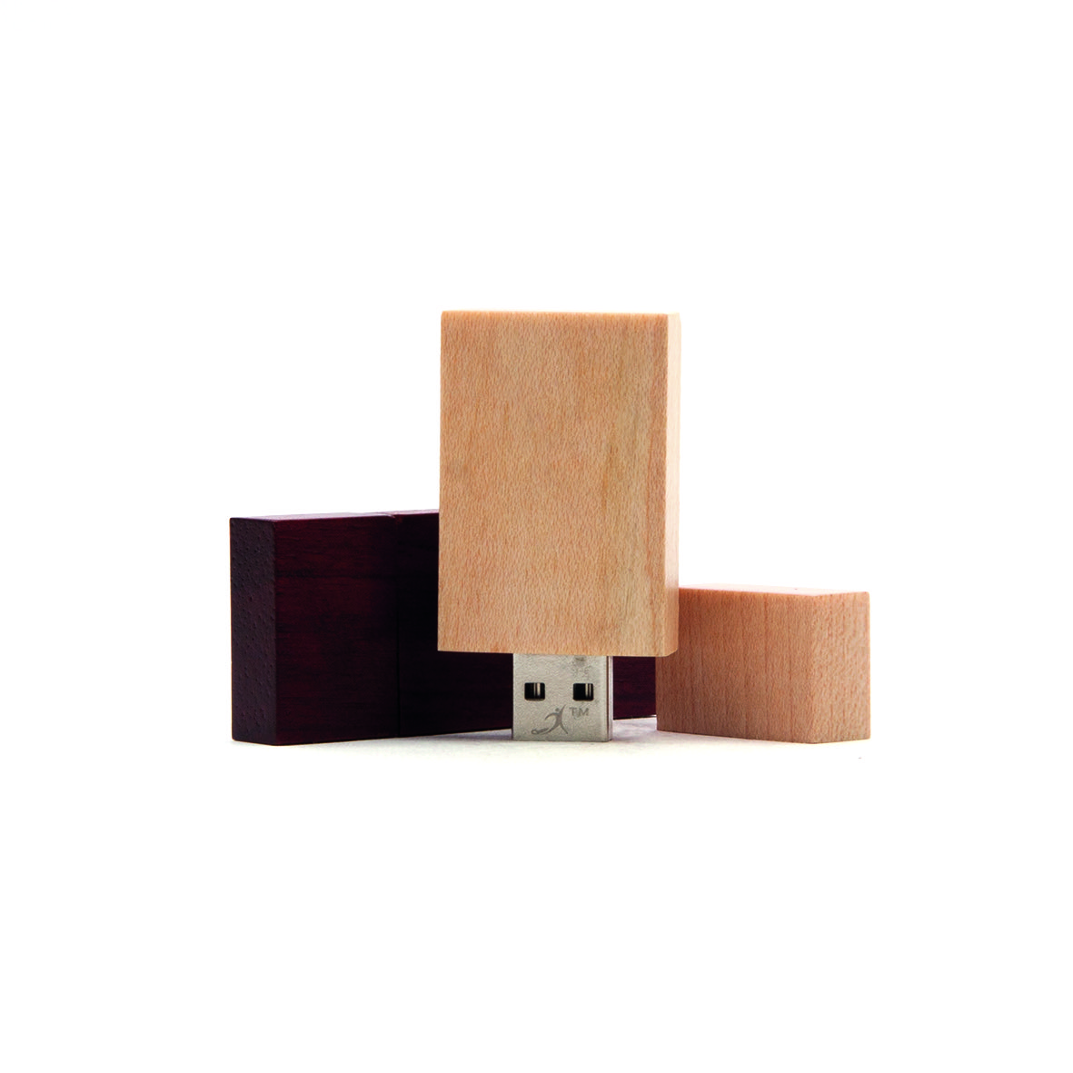 USB Stick Wood Werbeartikel USB Stick "Holz Star", inkl. Druck