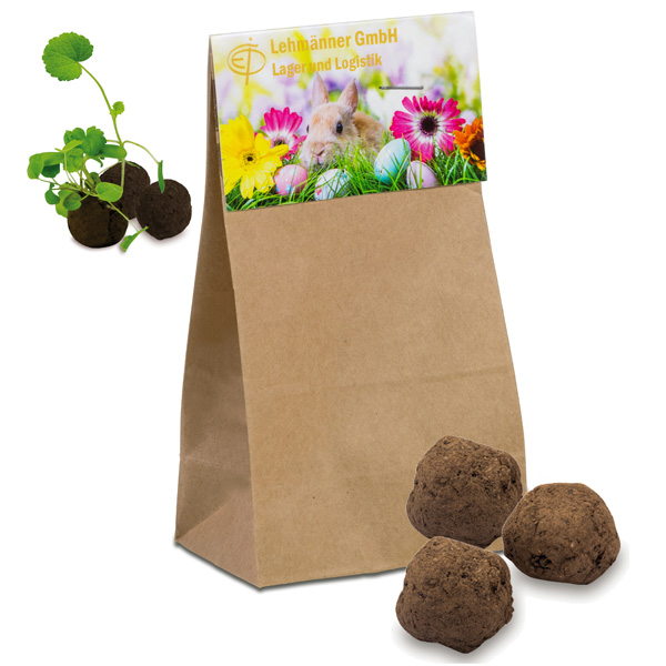 Flower-Balls in der Tüte, inkl. 4-farbigem Druck