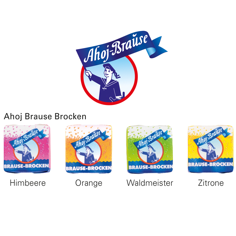 Adventskalender Haus mit Ahoj Brause Brocken, inkl. 4-farbigem Druck Adventskalender Haus mit Ahoj Brause Brocken, inkl. 4-farbigem Druck