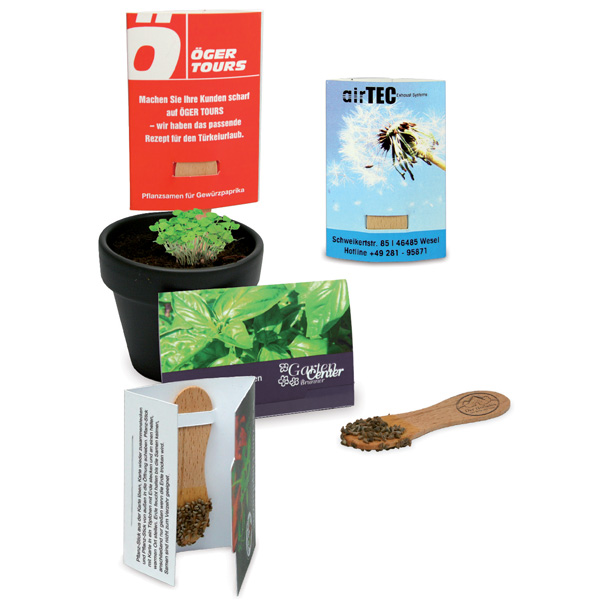 Pflanz-Stick, inkl. 4-farbigem Druck