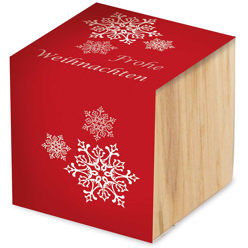 Pflanz-Holz Weihnachten, inkl. Standardmotiv